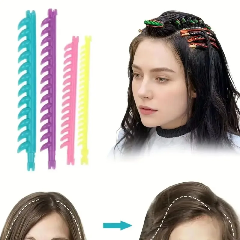 20/30Pcs 2.3/3.3/4/5mm Diameter Hair Root Perm Rods With Clips Bangs Volumizing Waves Perm Rods Bars Fluffy Hair Rollers Set