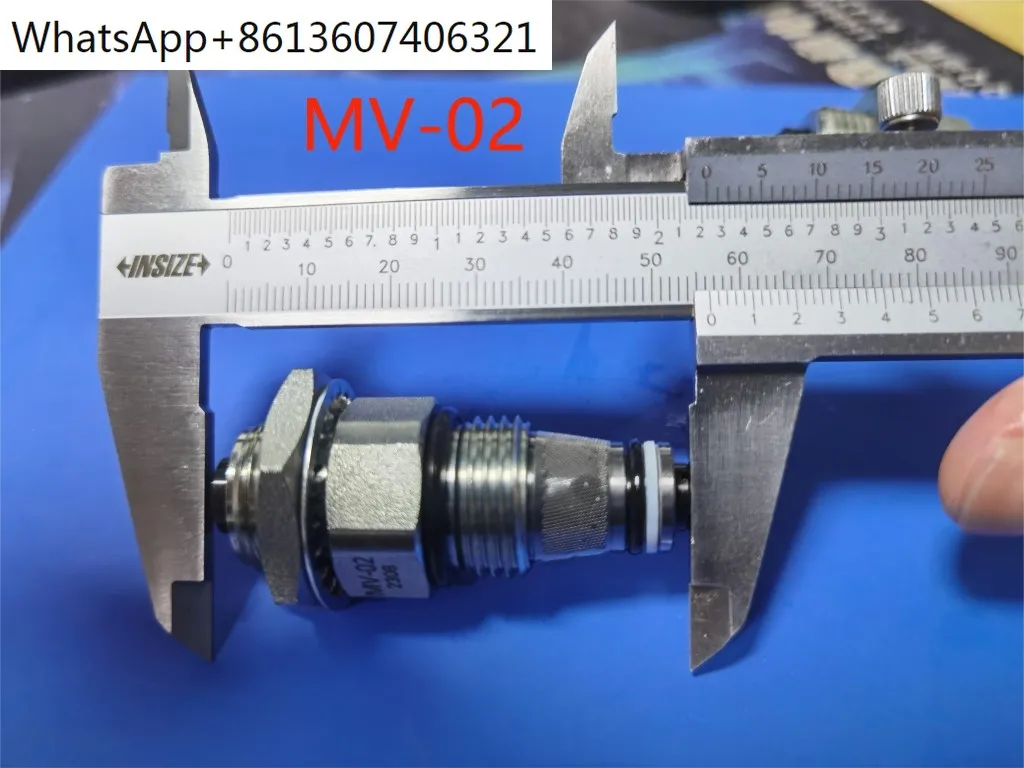 Imagem -04 - Manual Forklift Pressure Relief Valve Mv03 Válvula de Inserção Rosca Hidráulica Mv-01 Mv-02 Lift