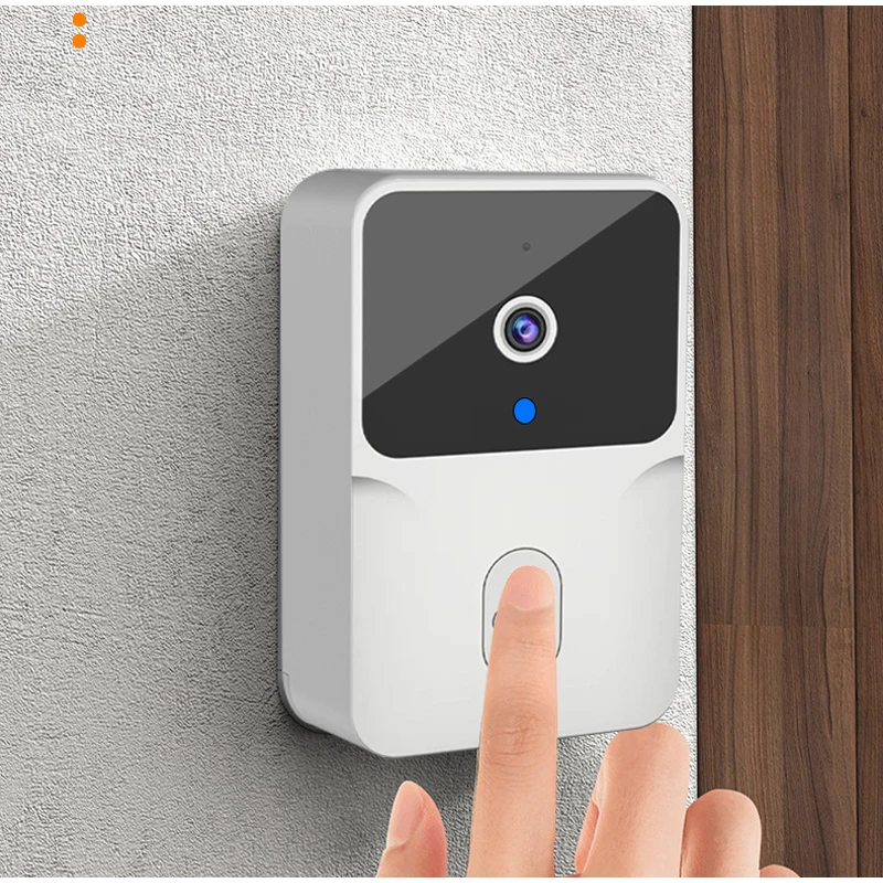 Timbre inalámbrico con WIFI para puerta, timbre Visual de baja compresión con vídeo, para interior, con aplicación Tuya