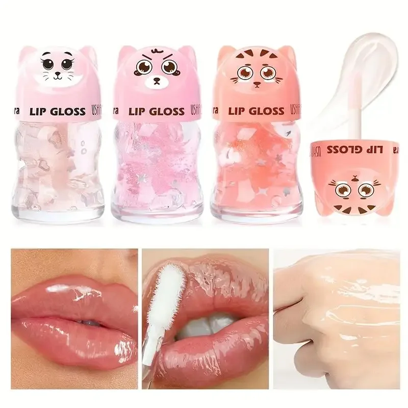 Balsamo liquido idratante a lunga durata con lucidalabbra ad alta lucentezza e effetto rimpolpante idratante