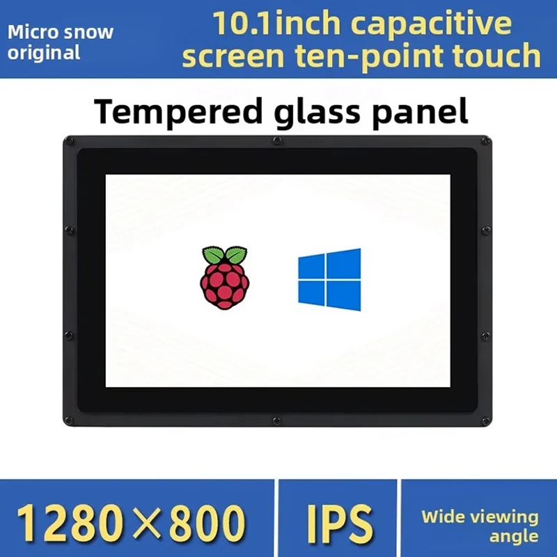 10-Point Capacitive Touch IPS Monitor 10.1/11.6 Inch Digital Display For Raspberry Pi 5 4 Zero Windows 10 11