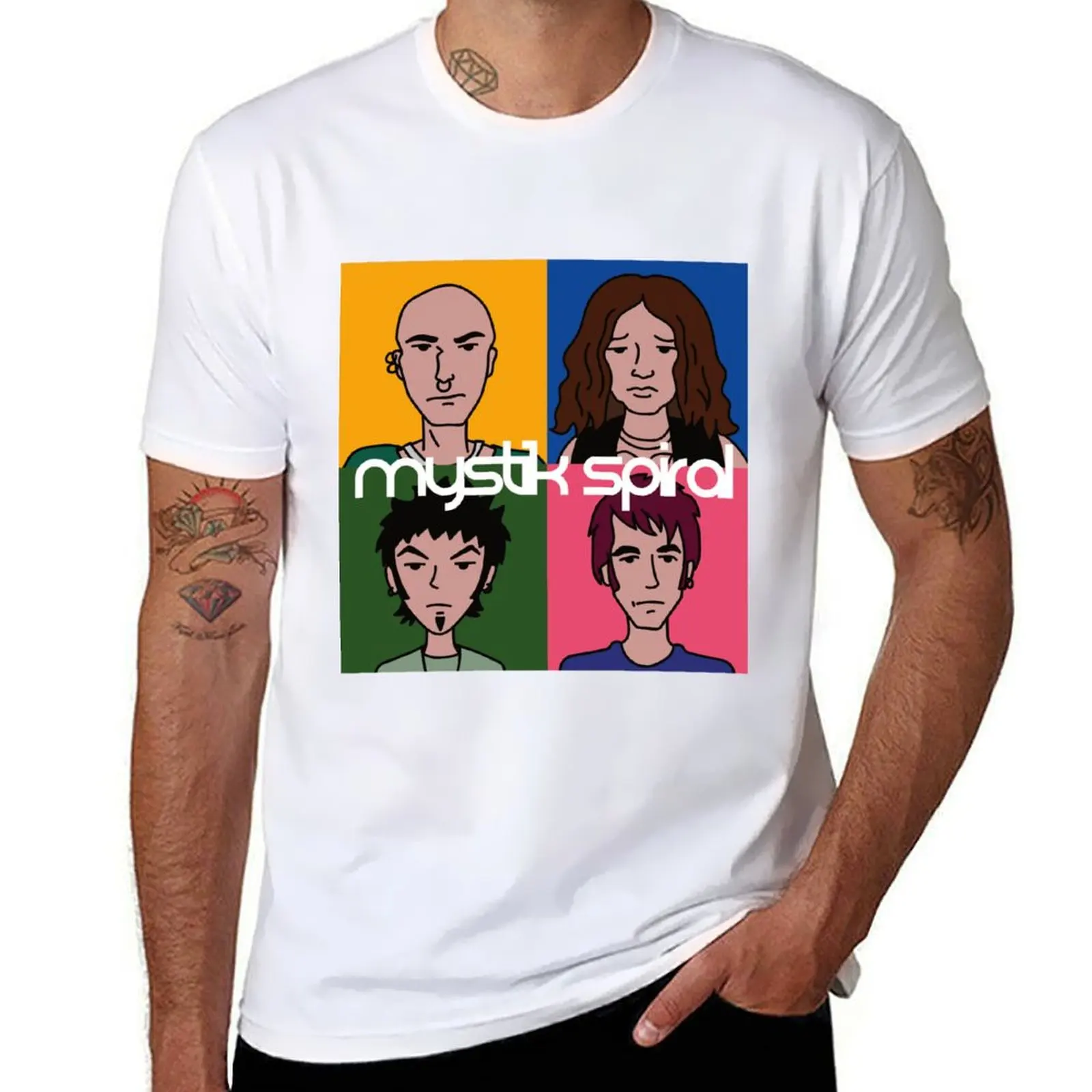 

Mystik Spiral T-Shirt sweat anime clothes designer shirts t shirts for men