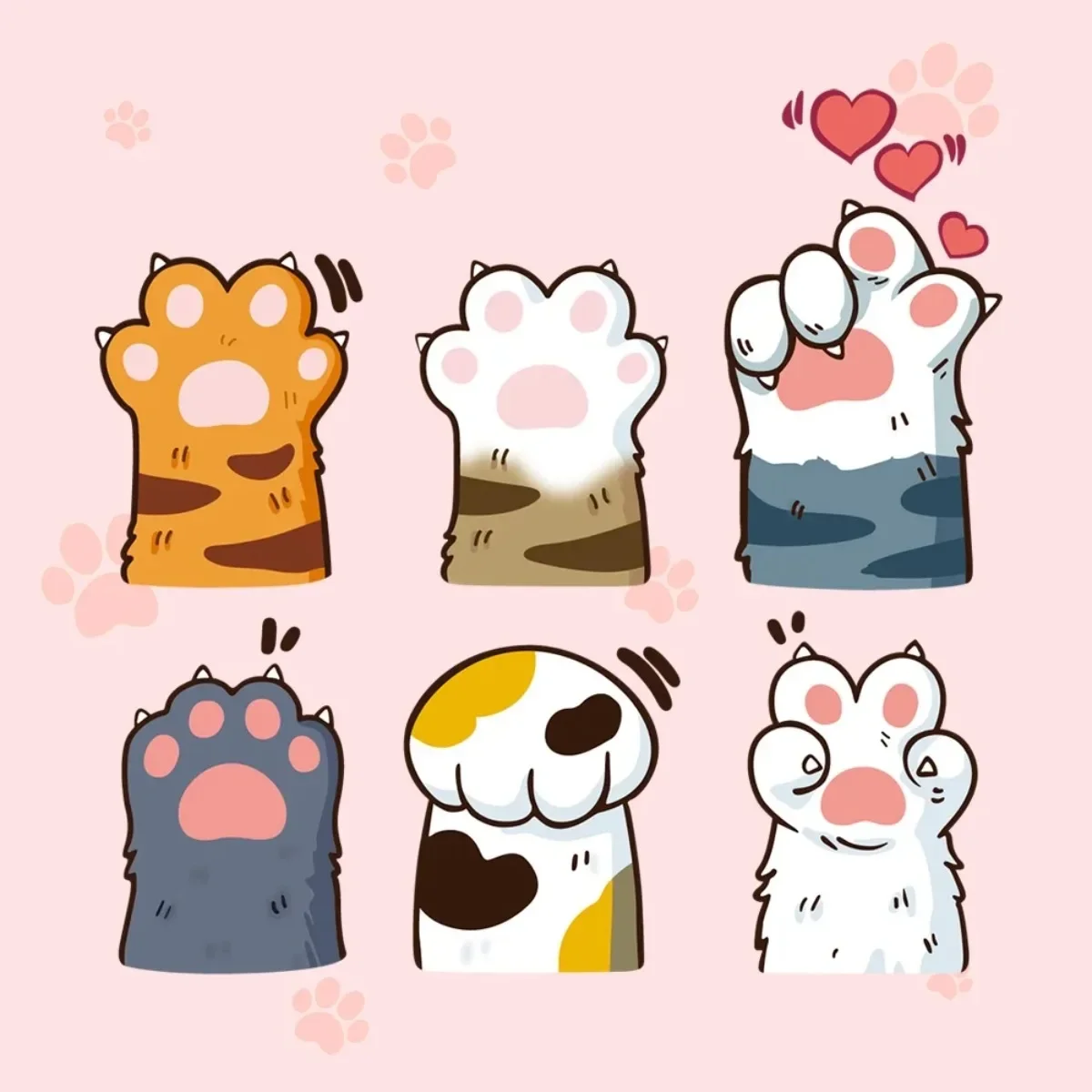 Cute Cat Paw Reflective Car Motorcycle Scooter Body Window Windshield Rear Tail Trunk  Decals  Accessories Stickers For honda