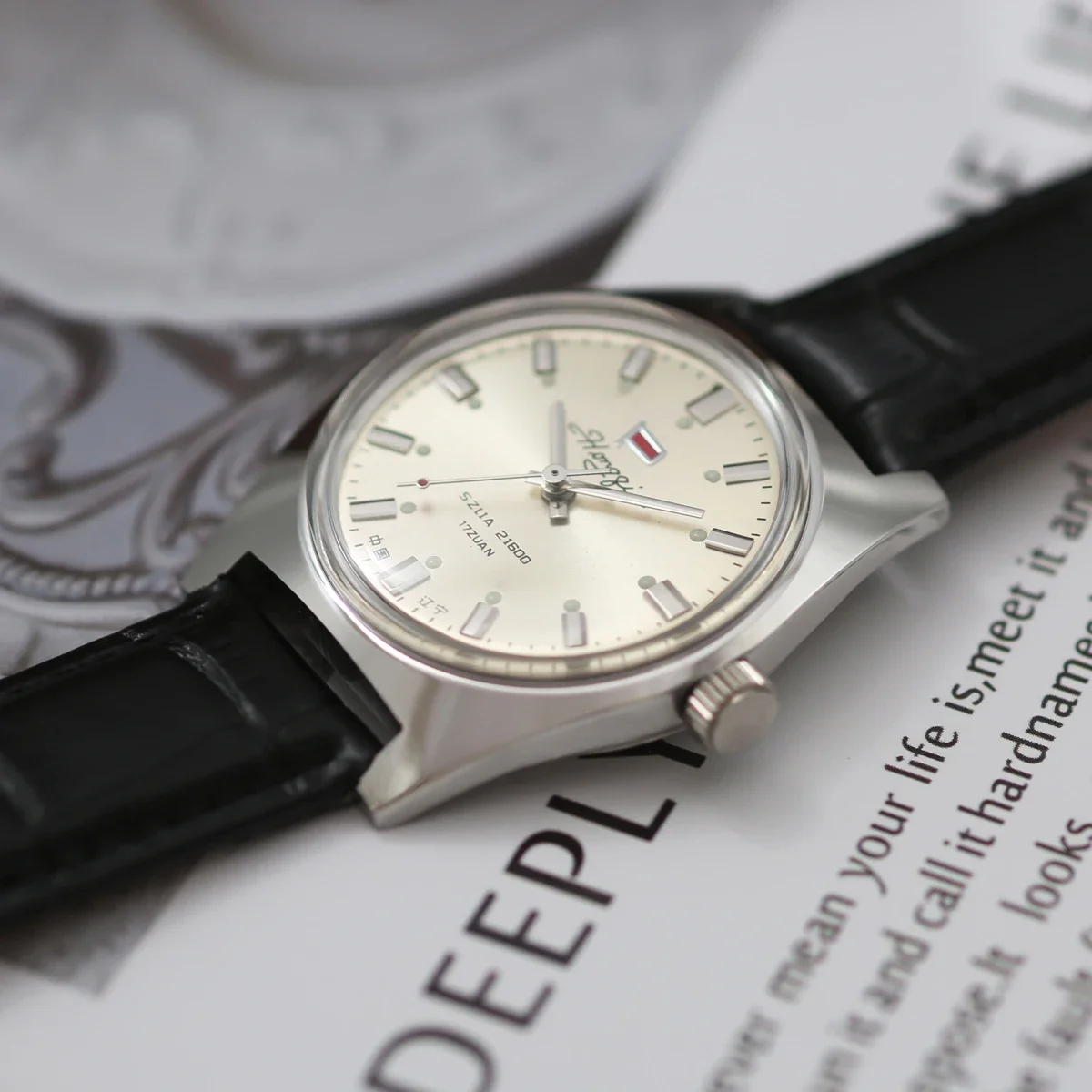 Relojes Chinos Antiguos 7120 ساعة ميكانيكية يدوية 36 ملم للجنسين - ساعة مقاومة للماء من الفولاذ المقاوم للصدأ لأعمال دروبشيبينغ #4