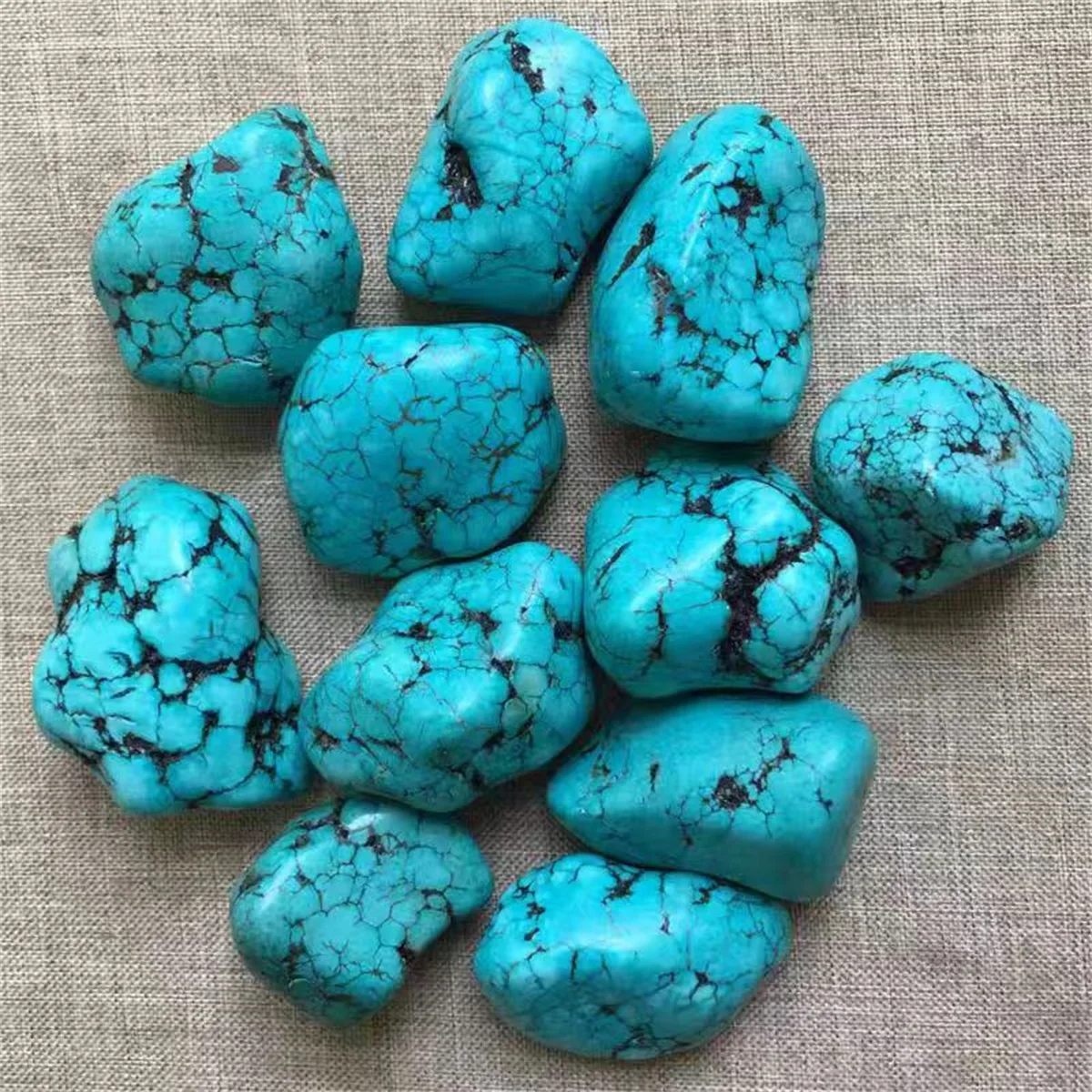 Rare Natural Turquoise Raw Stone, Quartz Crystal Energy Ore, Mineral Reiki Healing Stone, Degaussing Aquarium Decoration