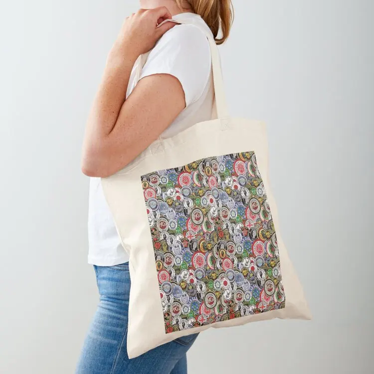 

Northern Soul Patches OKEH Wigan Pier Keep The Faith Tote Bag Gift bag bag luxury women Woman shopper