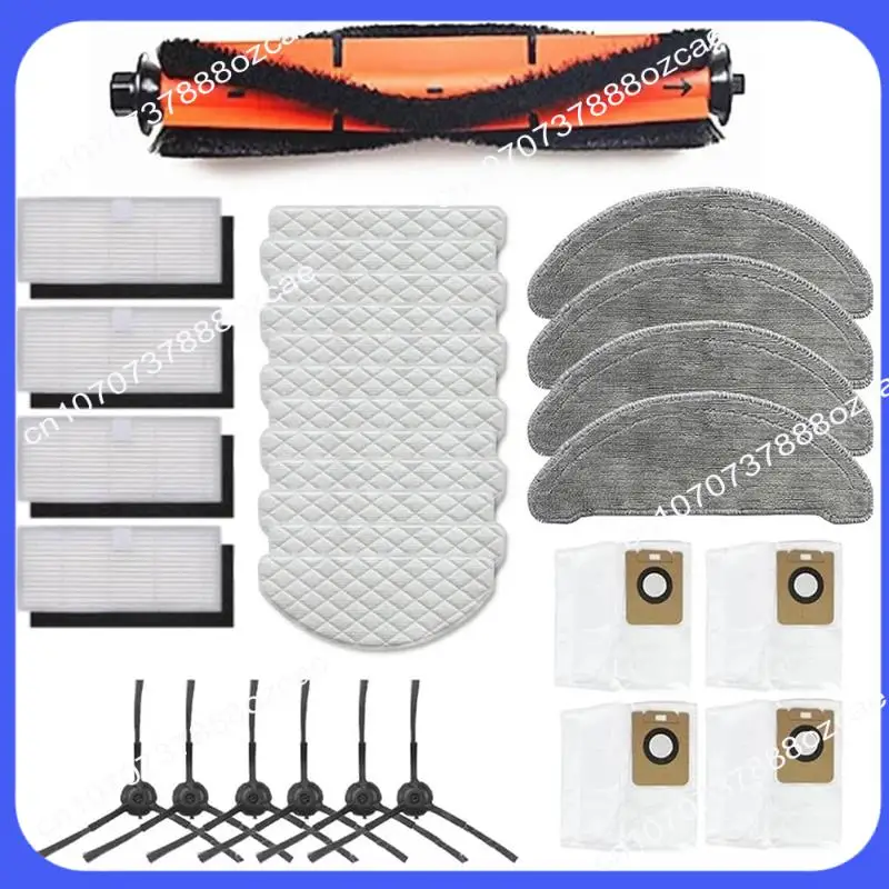 A26p aspirador de pó rolo principal escova hepa filtro escovas laterais mop pano sacos pó para imou L11-A l11 aspirador peças reposição