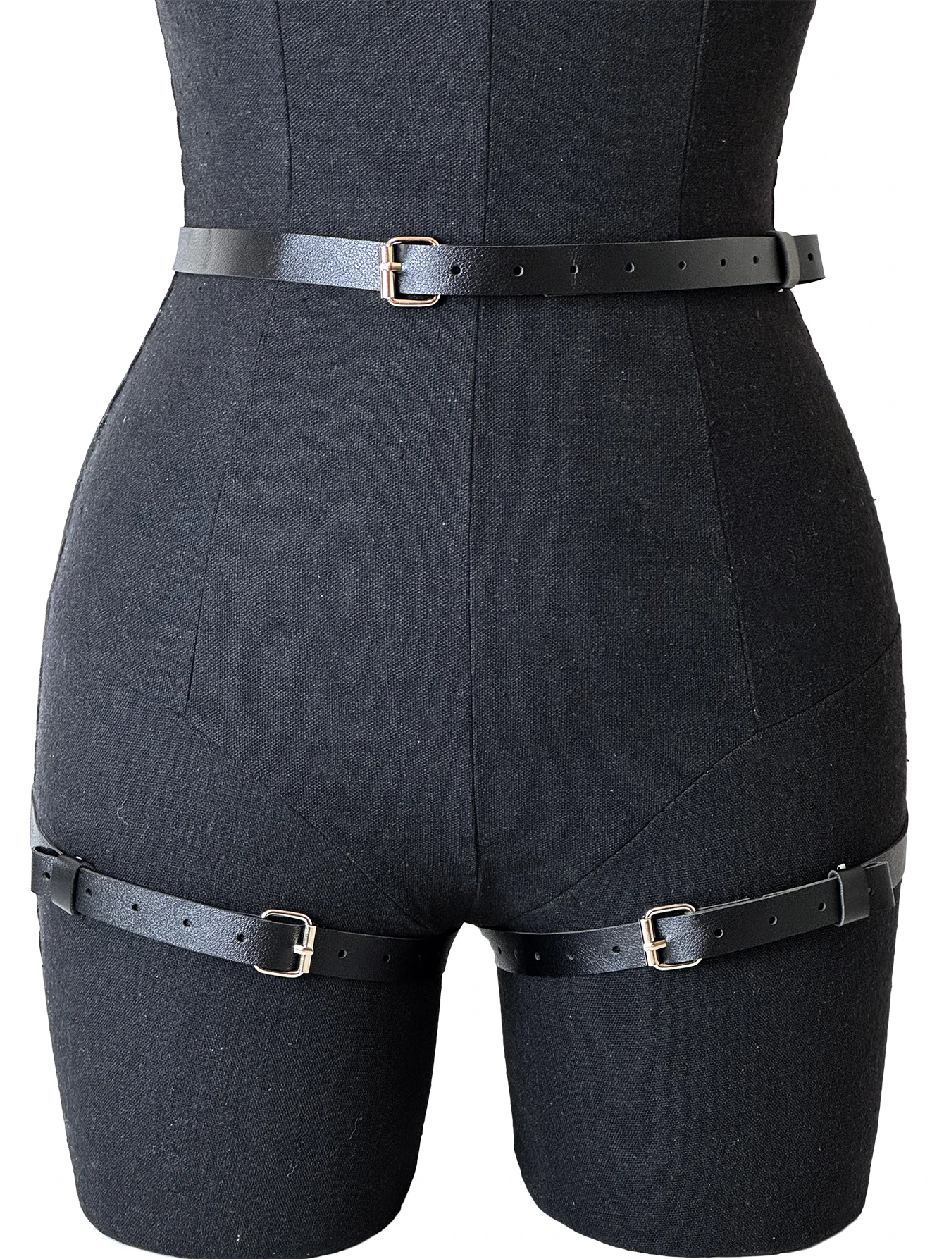 Arnês de Couro PU para Mulhere - Women'S Fashion Harness avaliação e preço