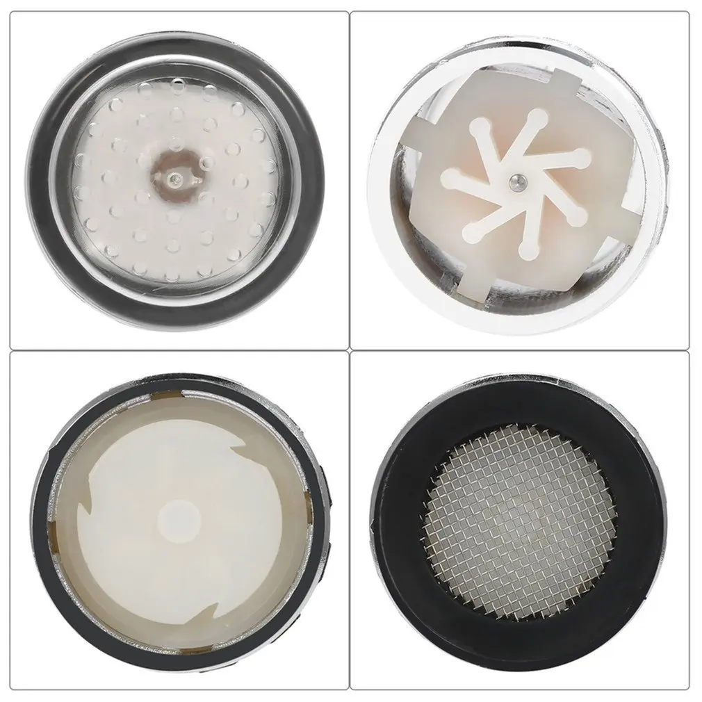 Light-Up LED rubinetto dell'acqua della cucina rubinetto della doccia ugello a bagliore che cambia colorato ugello dell'acqua del bacino filtro del bagno senza alimentazione della batteria