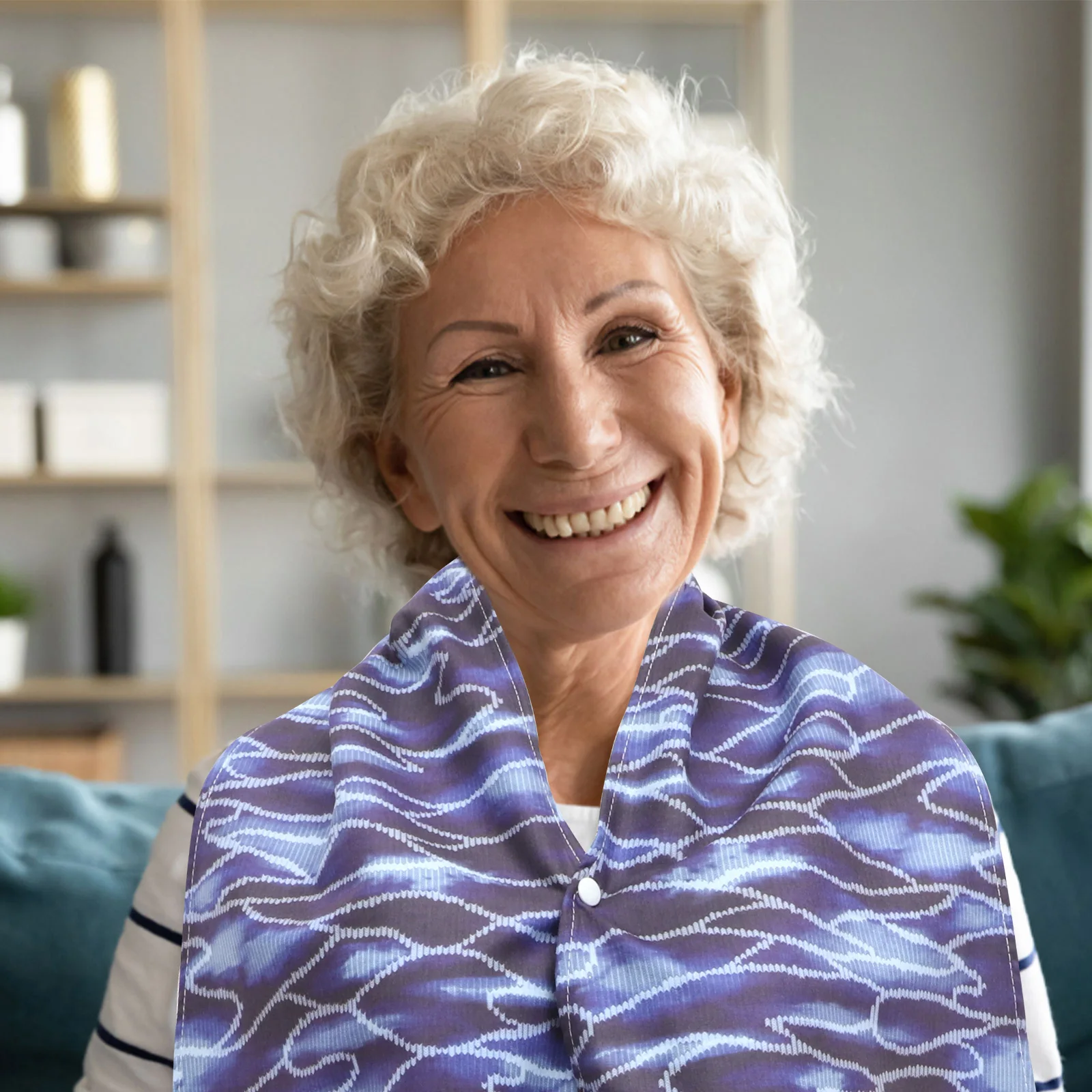 

Салфетка-накидка для взрослых из полиэстера, моющаяся, складная, удобная, модная, для пожилых женщин