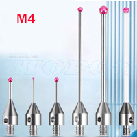 M4 Three-coordinate stylus CNC machine tool cnc probe accessories probe three-dimensional ruby needle stylus