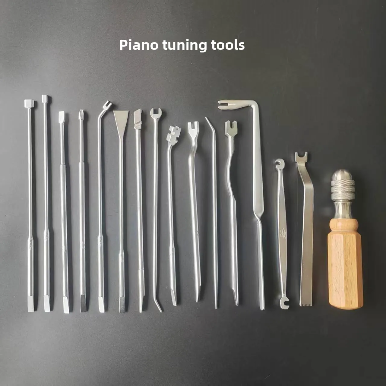 

Rotating Palace Tuning Tool Dasaotiao Pin Wrench Combination Card String Hook Spoon Nail Wrench Combination Tool Handle