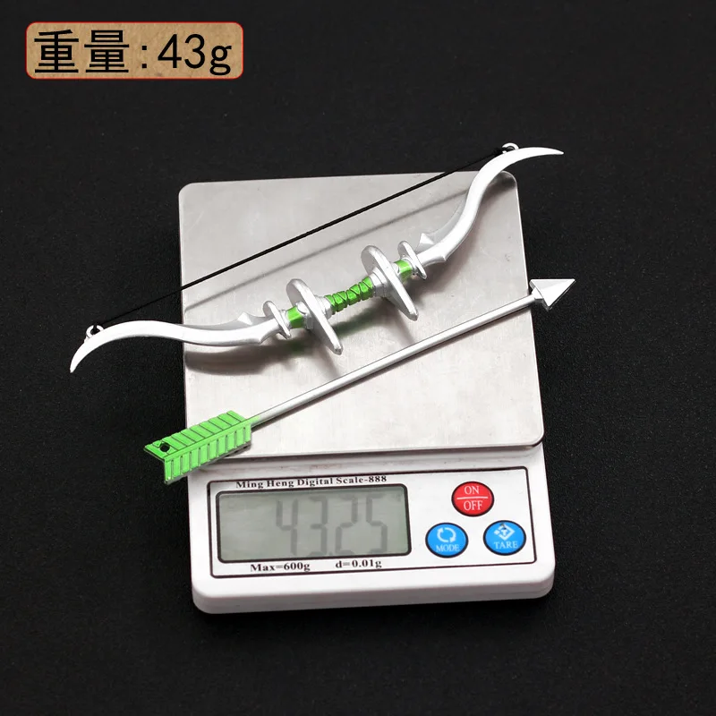 16cm Full Metal Bows and Arrows Sword Art Online Asada Shino Anime Peripherals Weapons Model Ornament Crafts Doll Equipment Boys