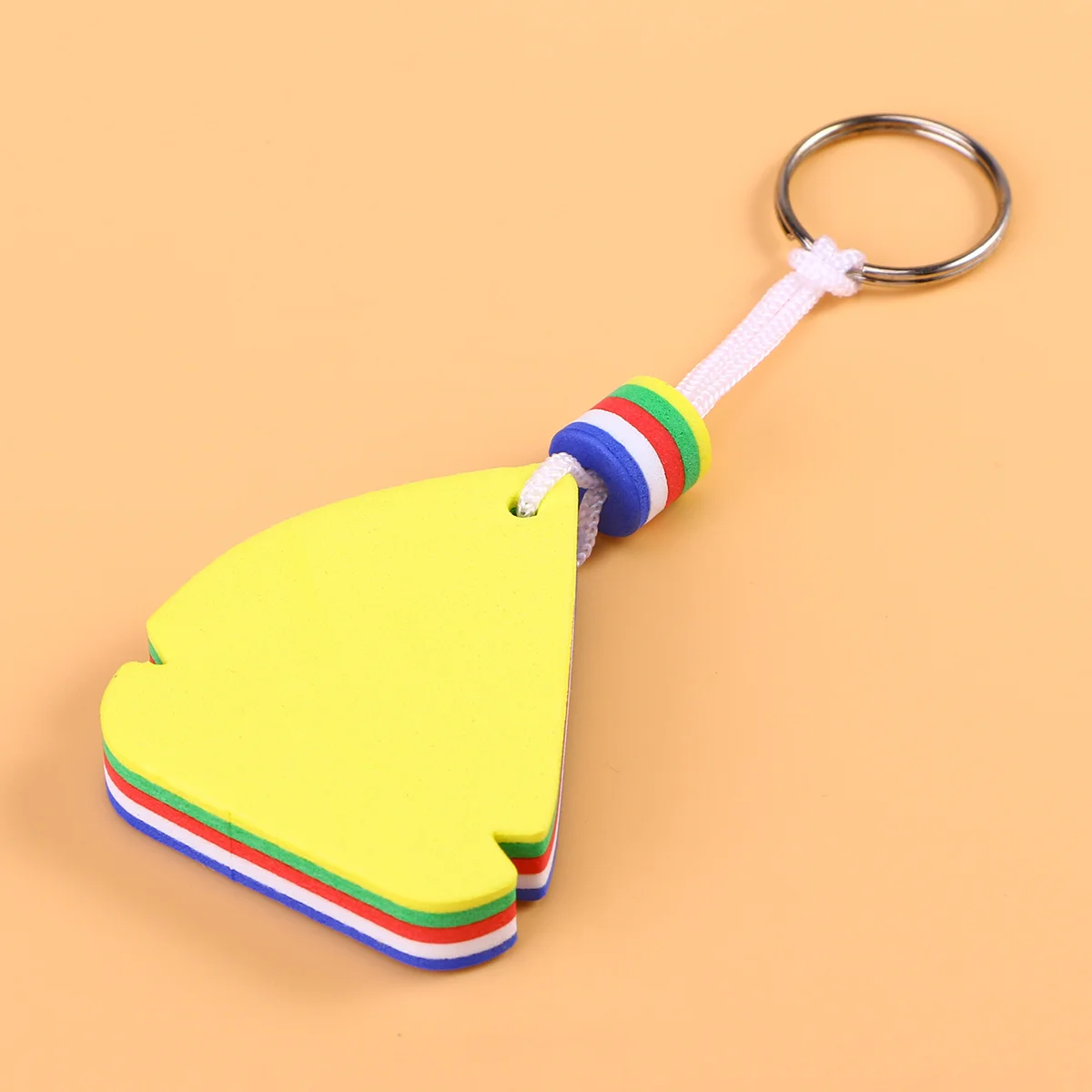 

2 pcs Eva Floating Keychain Sailboat Shape Key Ring For Boating Fishing Sailing Water Sports Outdoor Adventure Souvenir Gift