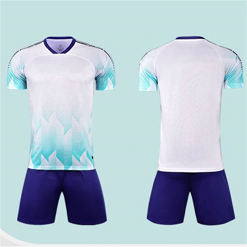 زي تدريب كرة القدم من البوليستر بنسبة 100% عالي الجودة للجنسين OEM مع مجموعة طباعة الاسم للبالغين #6