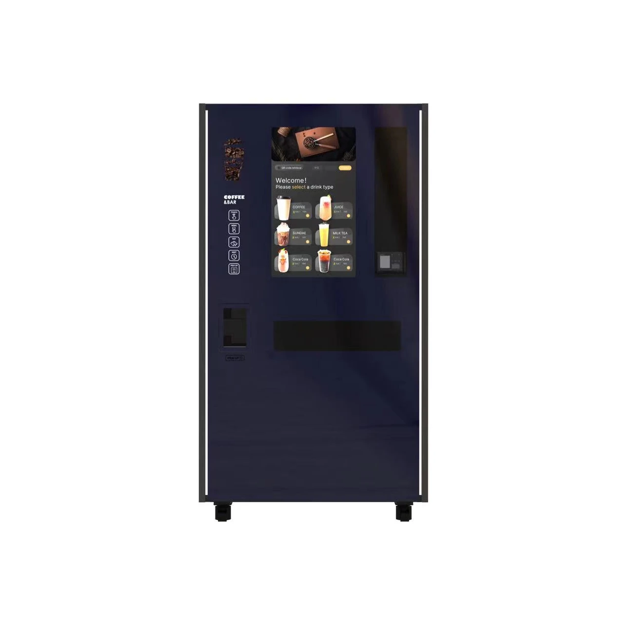 Loyalsuns office coffee vending machine automatic coin cash operated machine fresh ground machine