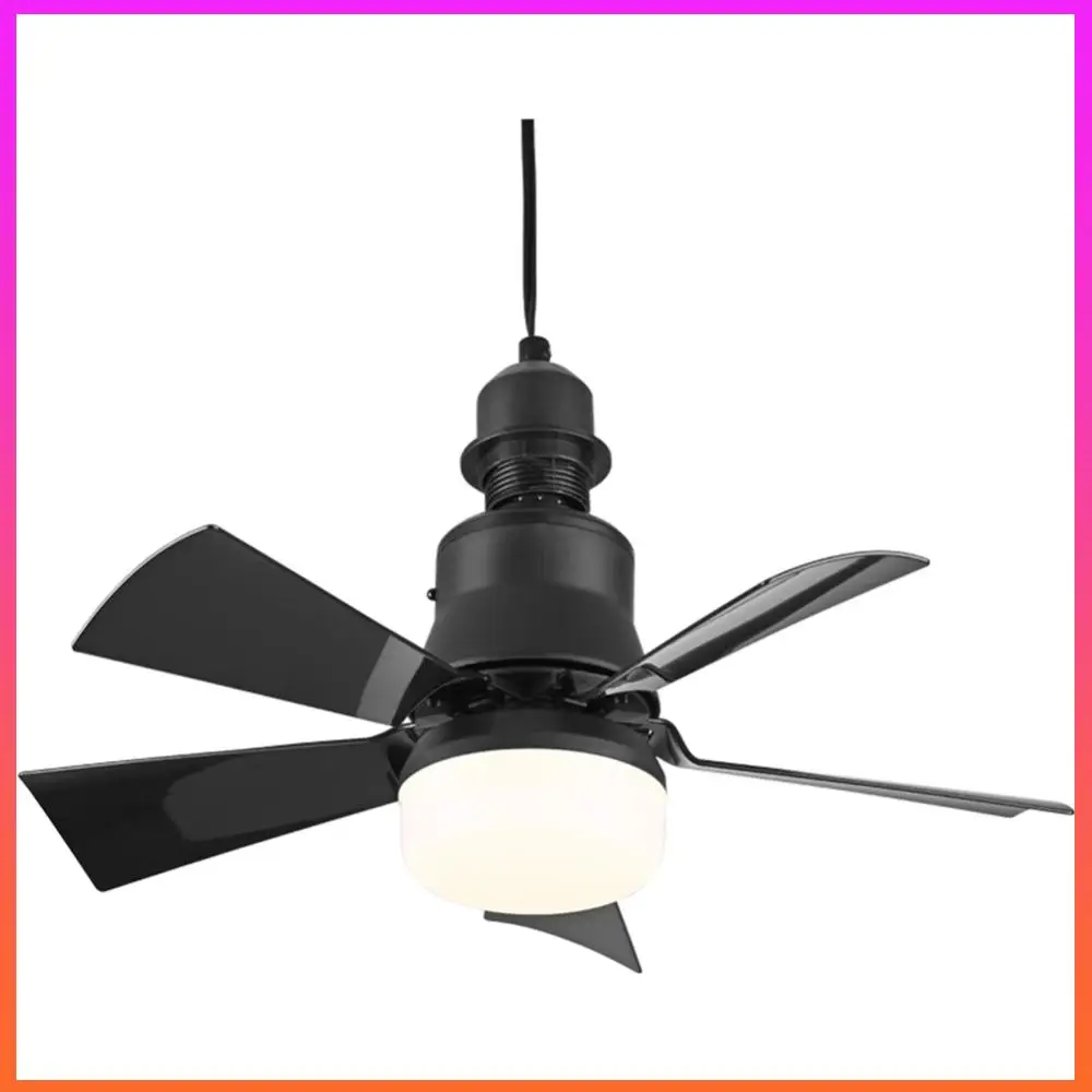 Screw Ceiling Fans with Light Remote Control Timing E27 Socket Ceiling Fan with Light Dimmable for Closet Dressing Room Kitchen