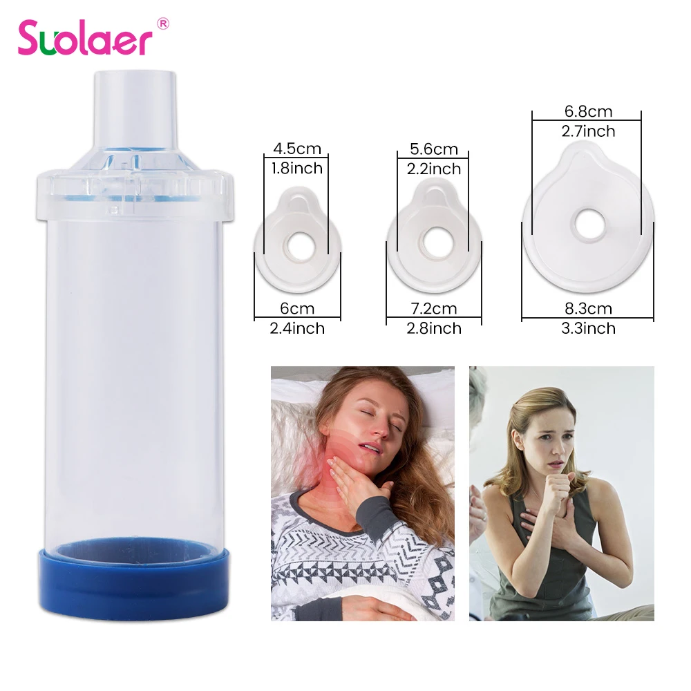 Portable Inhaler Cup Universal Nebulizer Spacer Mist Storage Tank Atomizer Asthma Spacer Chamber Children Adult Medical Device