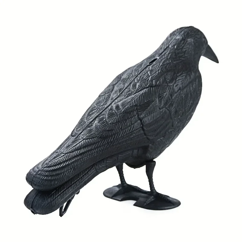 35*22CM Simulation Black Crow Halloween Artificial Crow Black Bird Raven Prop Scary Home Decoration For Party Event 2023