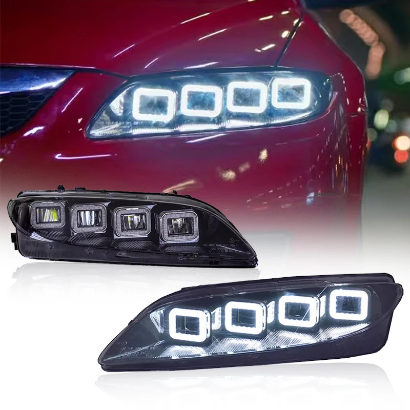 

SXLL Headlamp Projector Lens 2003-2012 Dynamic Signal Headlamp Light Emitting Diode Headlamp Drl Auto Parts