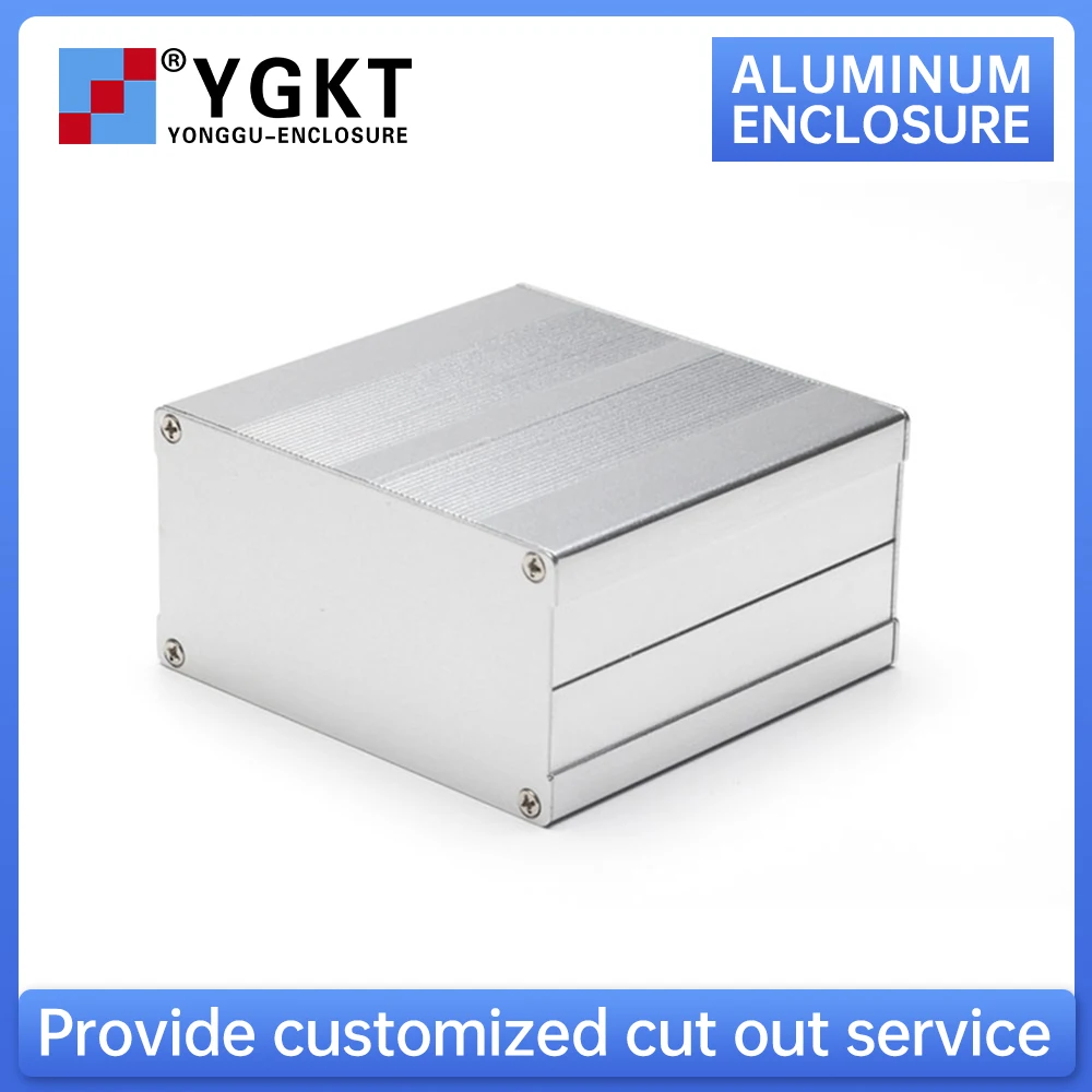 DIY Aluminum Extrusion Electrical Enclosure Universal Split Type Project BoxSheet Metal Extruded PCB Housing H19 106*55MM