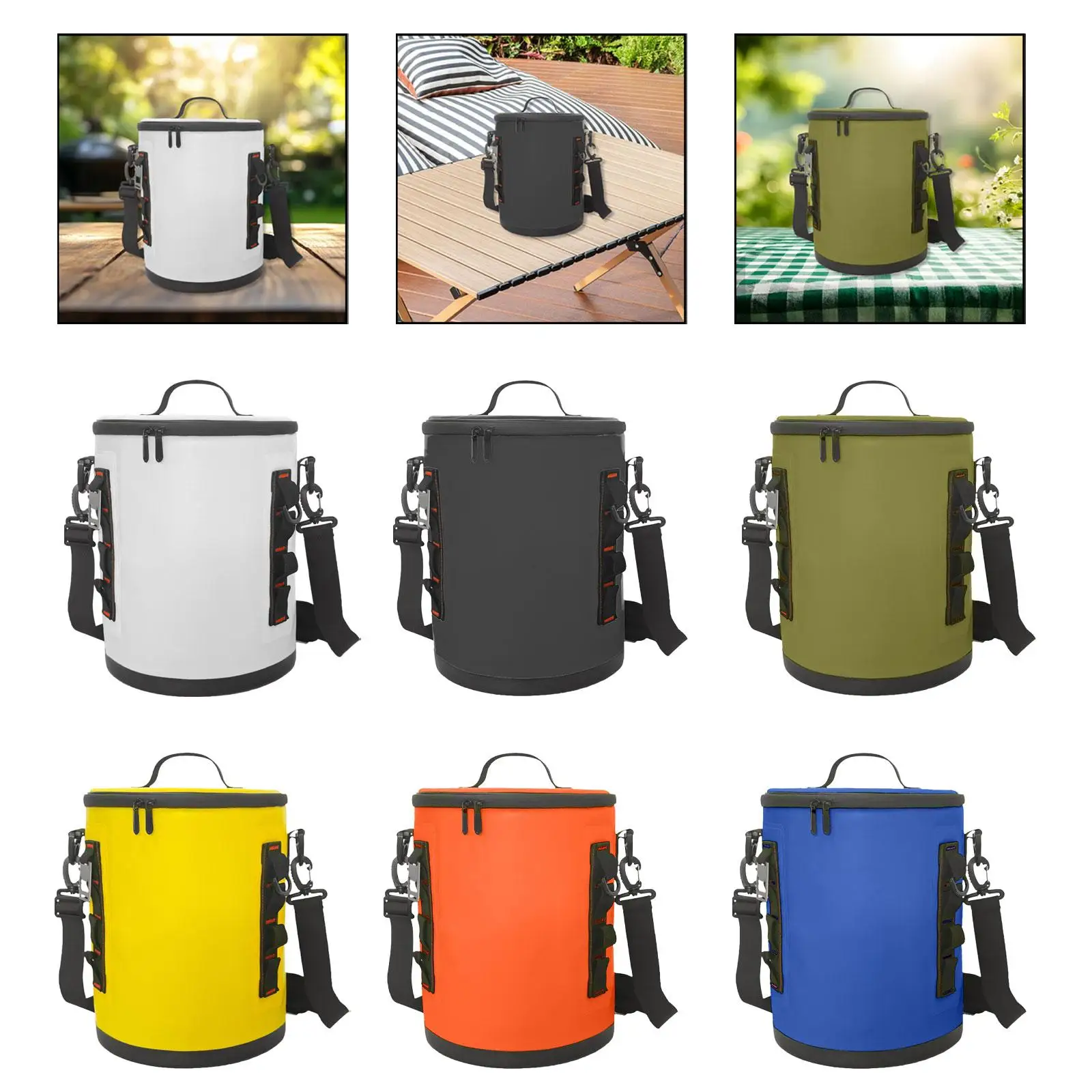 断熱クーラーバッグ-12l-冷蔵食品バッグ-キャンプ-ピクニック-旅行用