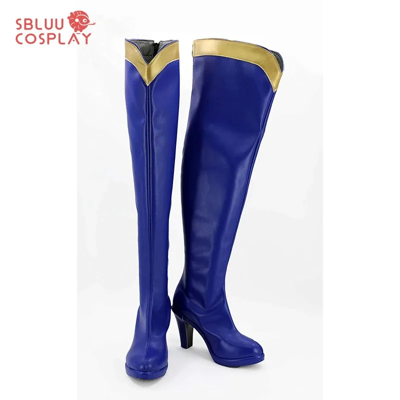 

Aqua Cosplay Boots High Heel Shoes Custom Madea;6'x,9;y'