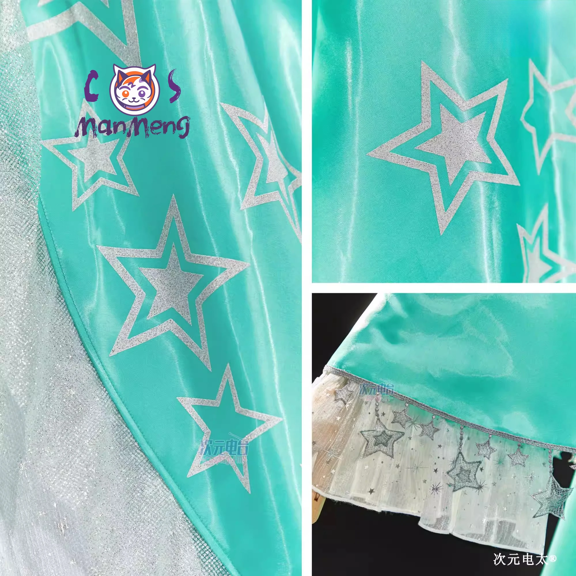 

Movie Rosalina Cosplay Costume Dress Adult Women Rosalina Princess high quality Blue dress Halloween Fancy Party uniform