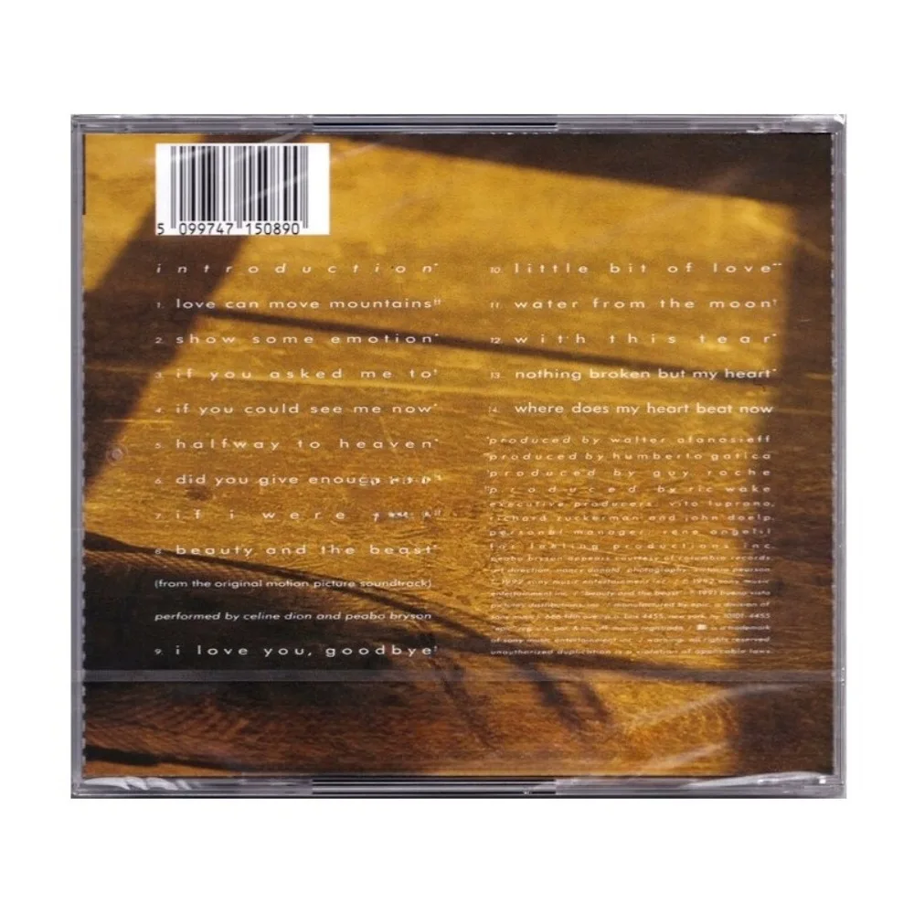 셀린 디온 셀프 타이틀 앨범 CD - 팬들과 컬렉션을 위한 강력한 보컬을 가진 타임리스 팝 음악