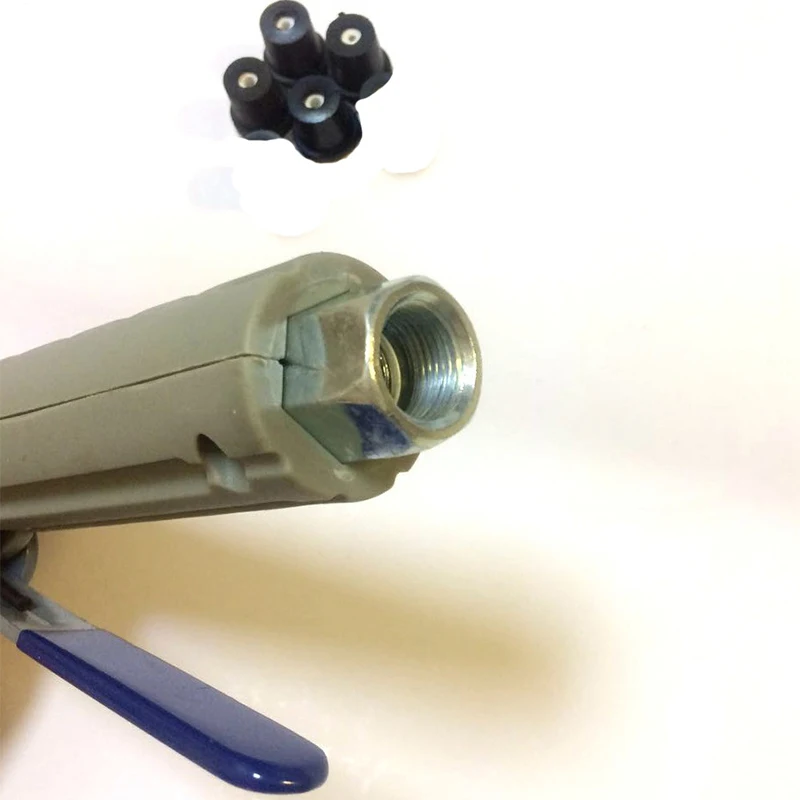 Handheld Pneumatische Sandstrahlen Pistole Tragbare Rost Entfernung Sandstrahler Zubehör mit 4 Düsen HST-SCSPSQ