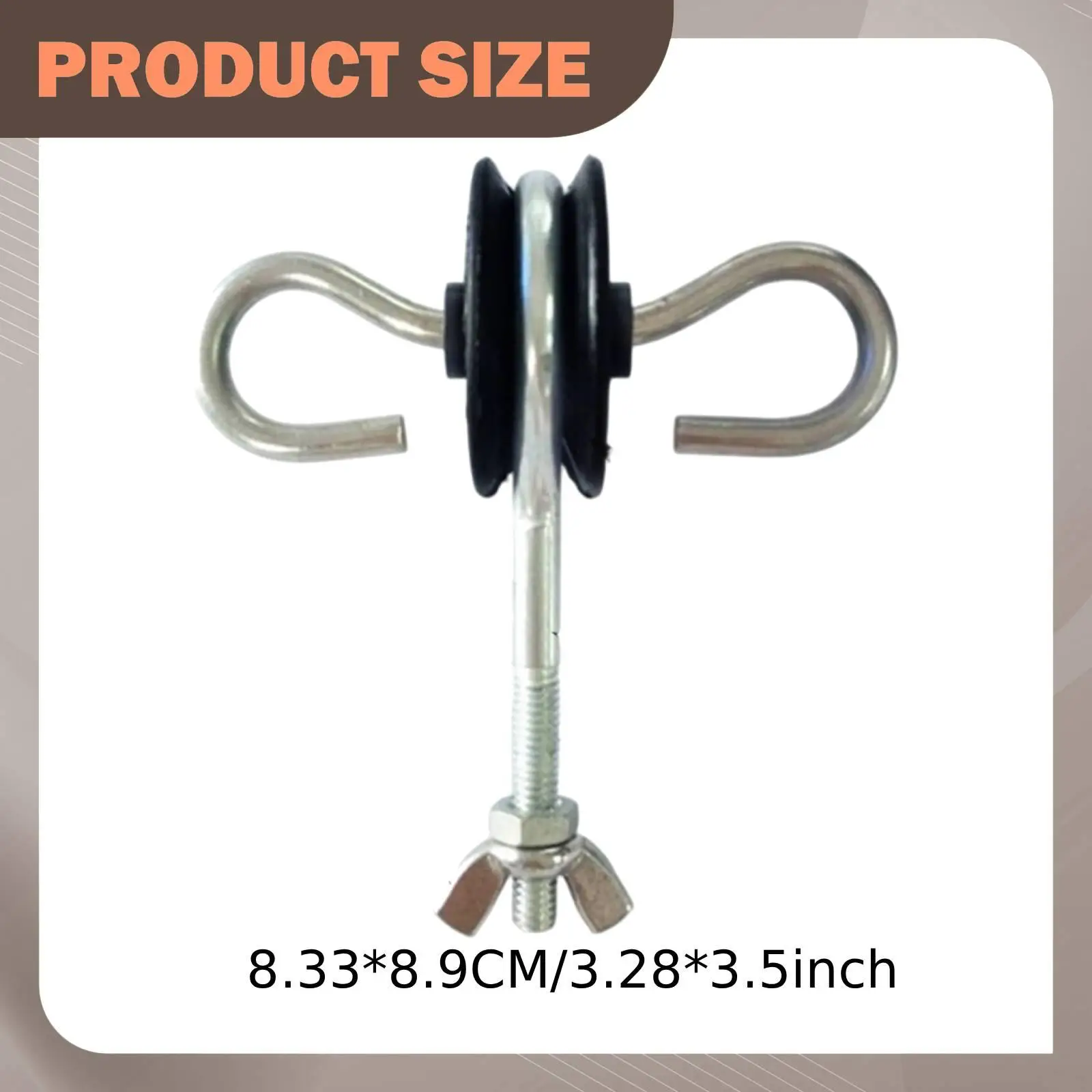 6x Electric Fence Gate Handle Anchors Fencing Hardware High Strength Double Hook for Agricultural Outdoor Easy Installation