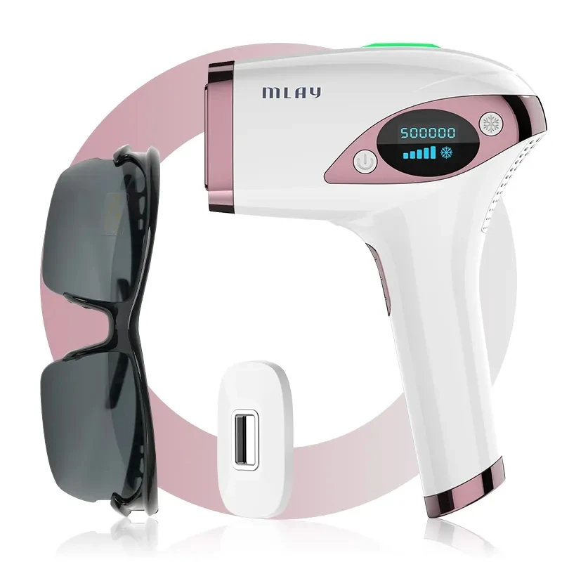 ICE Cold  Mlay Laser T4 Laser Hair Removal Device Laser Hair Removal IPL Epilation Flashes 500000 mlay IPL Hair Removal Painless