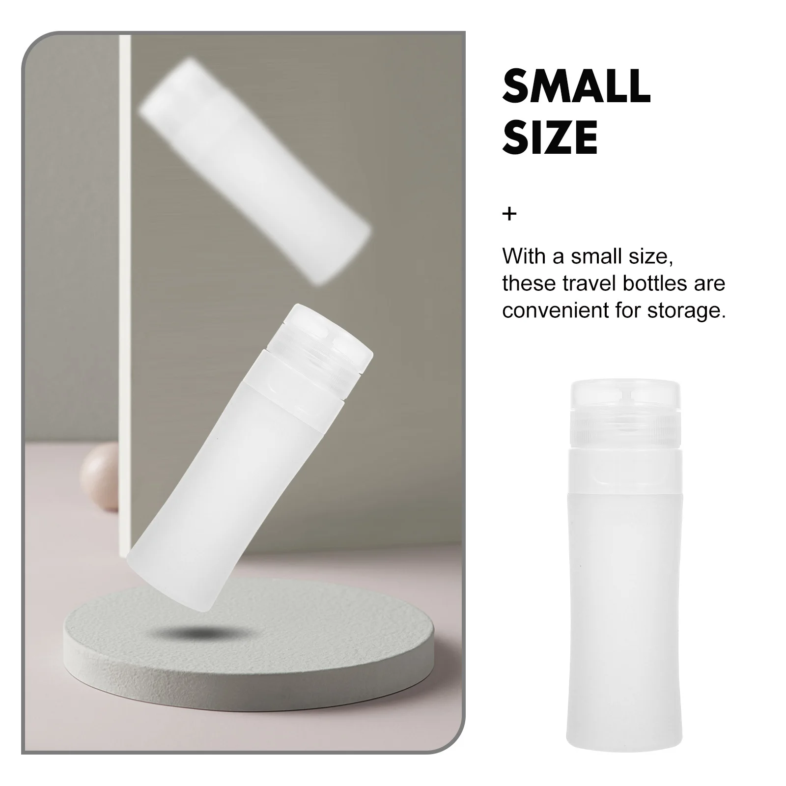 

Silicone Travel Bottles Leak Proof Shampoo Lotion Dispenser for Toiletries Storage Portable Refillable