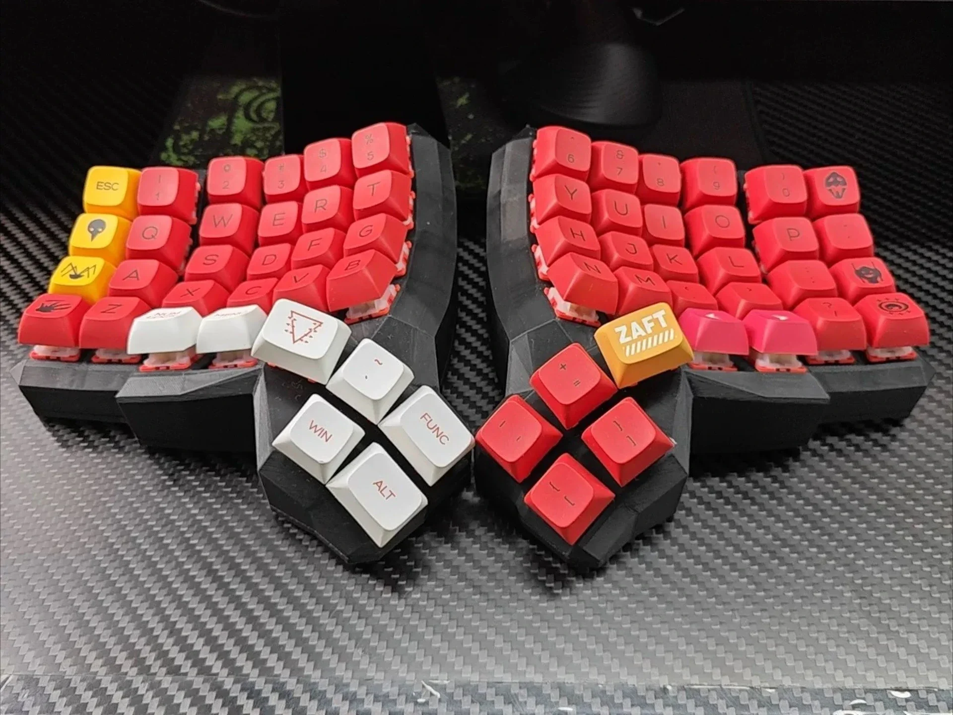 Dactyl Manuform Split Keyboard Kit 4x6/5x6/6x7 Custom 2.4g Dongle Wireless Single-mode Hot Swap Split Mechanical Keyboard Kit