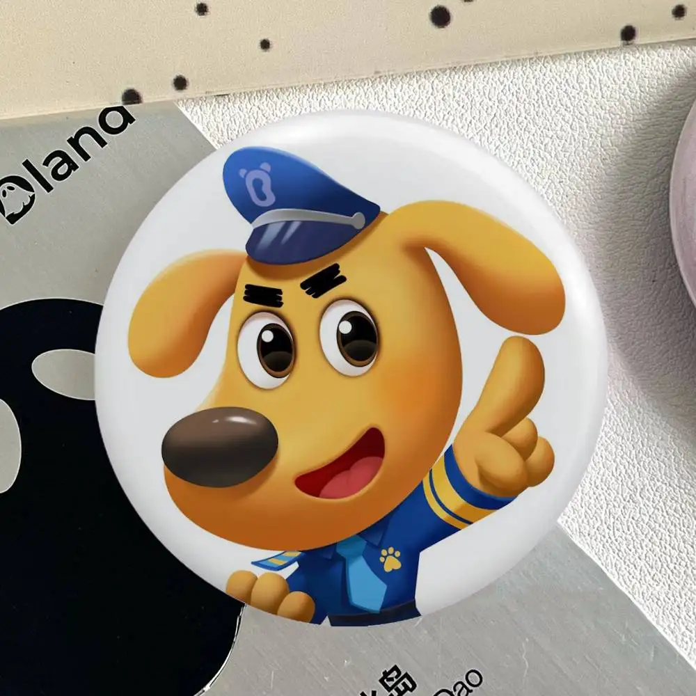 شارات شريف لابرادور صفيح لينة زر دبوس بروش شارة معدنية مخصصة مجوهرات اكسسوارات قبعة حقيبة التلبيب