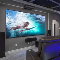 72-150 inch UST ALR/ALR Fixed Frame Projection Screen Anti-light Screen for AWOL Formovie Hisense 4K Laser TV Projector