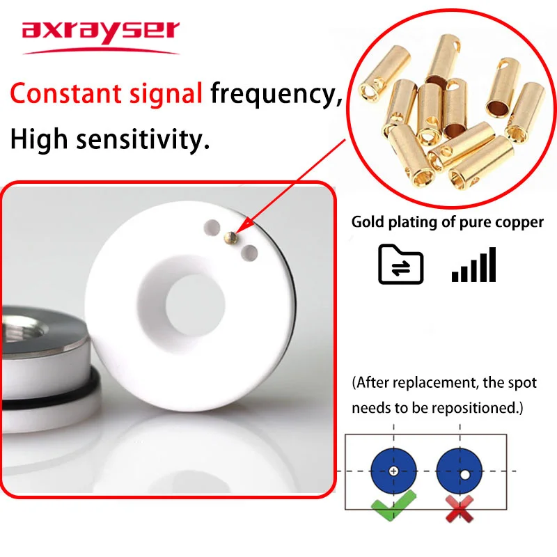 5 Stück Laser-Keramik-Halterring 28/32 mm Precitec Raytools WSX Faserkopfteile P0571-1051 KT CON Procutter Lightcutter BT230 240