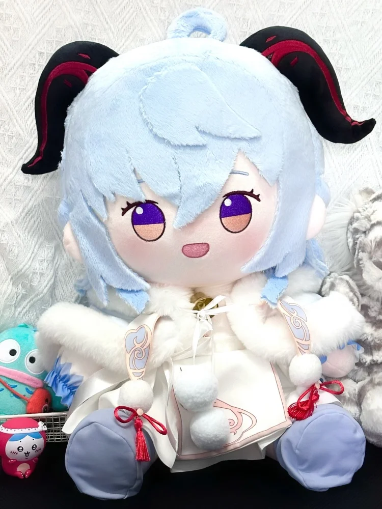 

40 см Genshin Impact аниме плюшевая кукла Ганю мультяшная кукла мягкая кавайная декорация комнаты милая фигурка детская игрушка подарок на день рождения