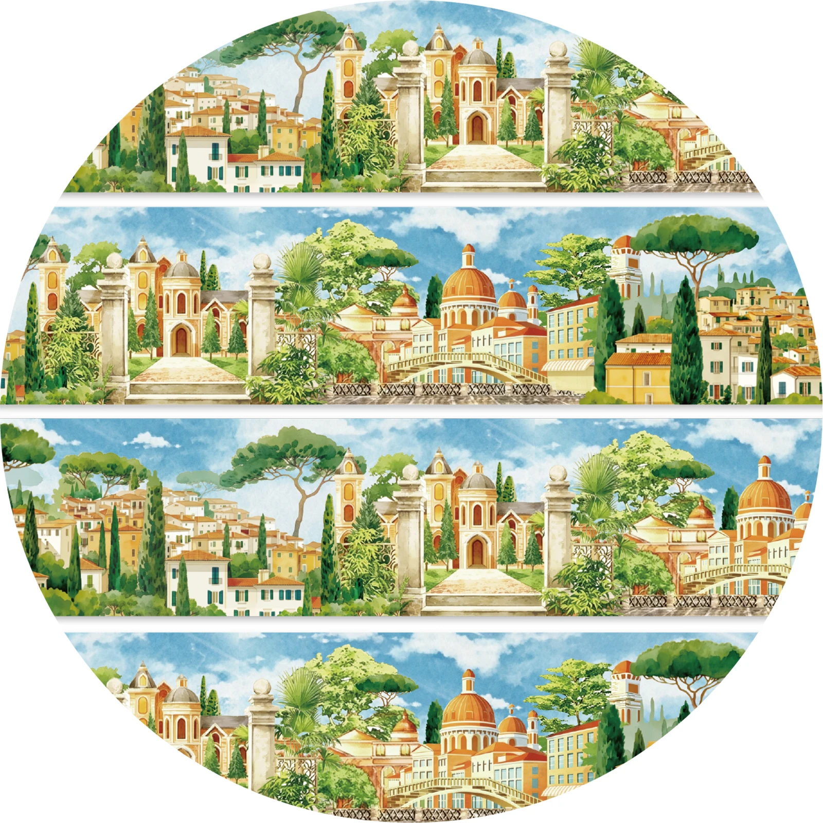 Korean Lifestyle Student - Taśma washi Etori Life 60mm*2m Healing