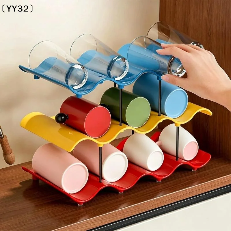 2/3/4 Tier Water Bottle Organizer Rack With Wide Height Interval Large Capacity For Kitchen Pantry Cabinet Home Storage〔YY32〕