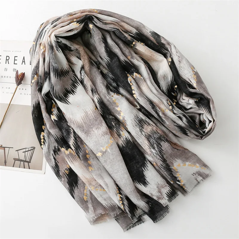 New Fashion Luxury Ladies Women Paisley Scarf Female Cotton Linen Shawl Tassel Four Seasons Versatile Muslim Hijab 90*180cm