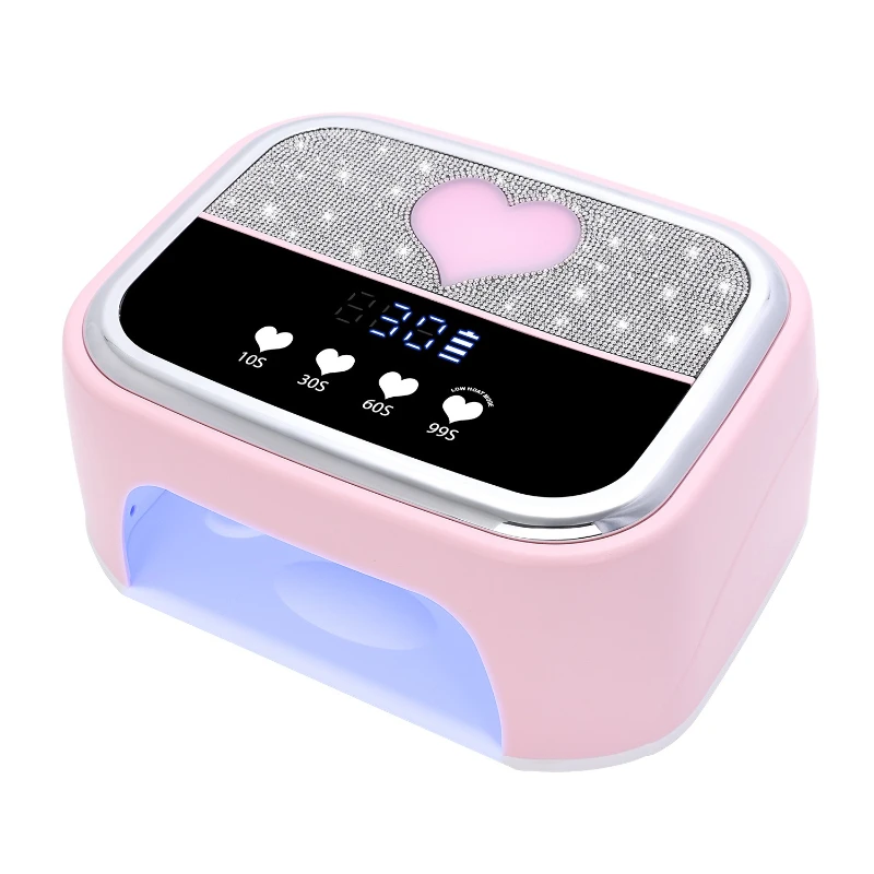 

Intelligent induction nail baking lamp, nail phototherapy machine quick-drying gel baking lamp portable