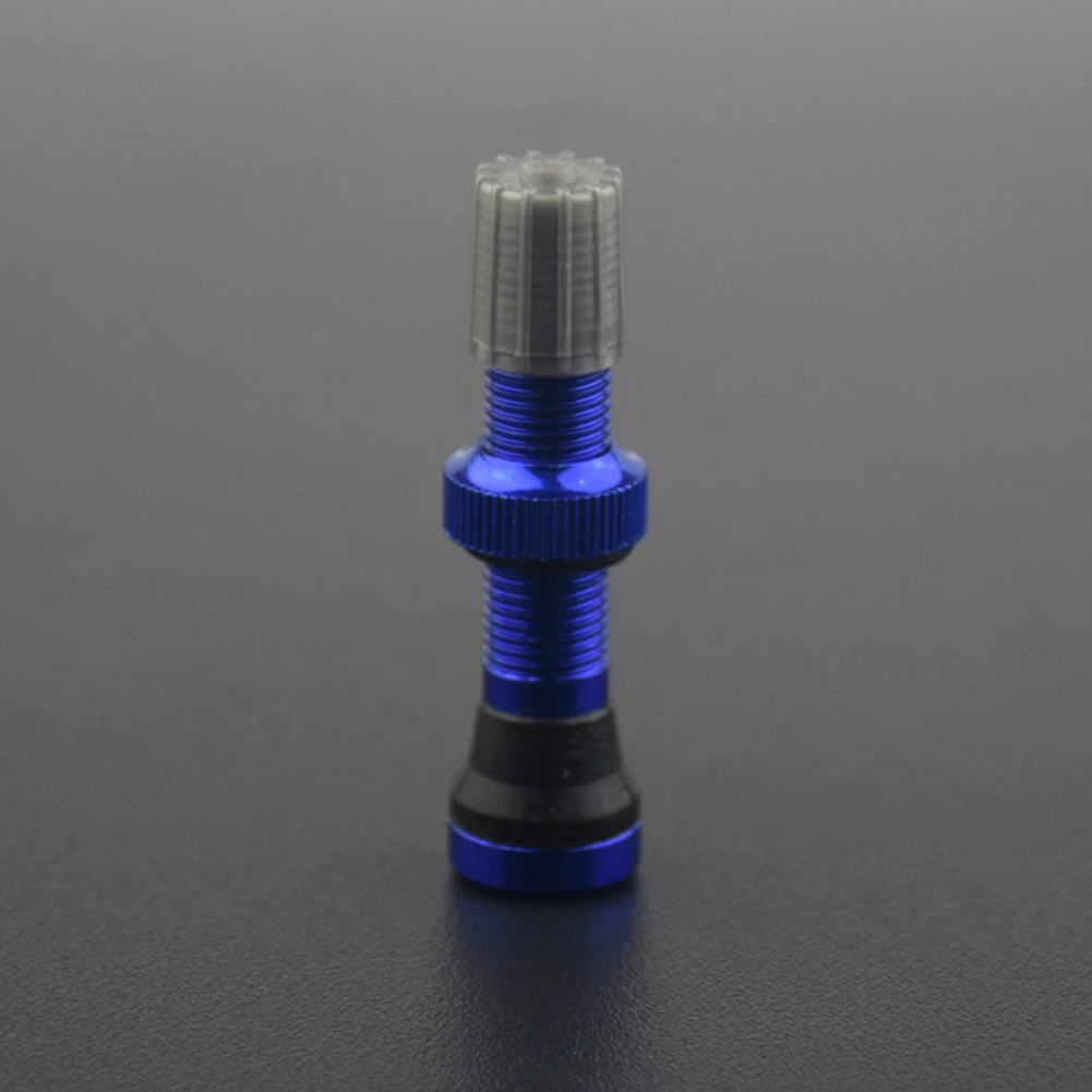 Tubeless Valve for Bike Wheels Made of Stainless Steel 40mm Long Compatible with Tubeless Tire Systems on Various Rim Types