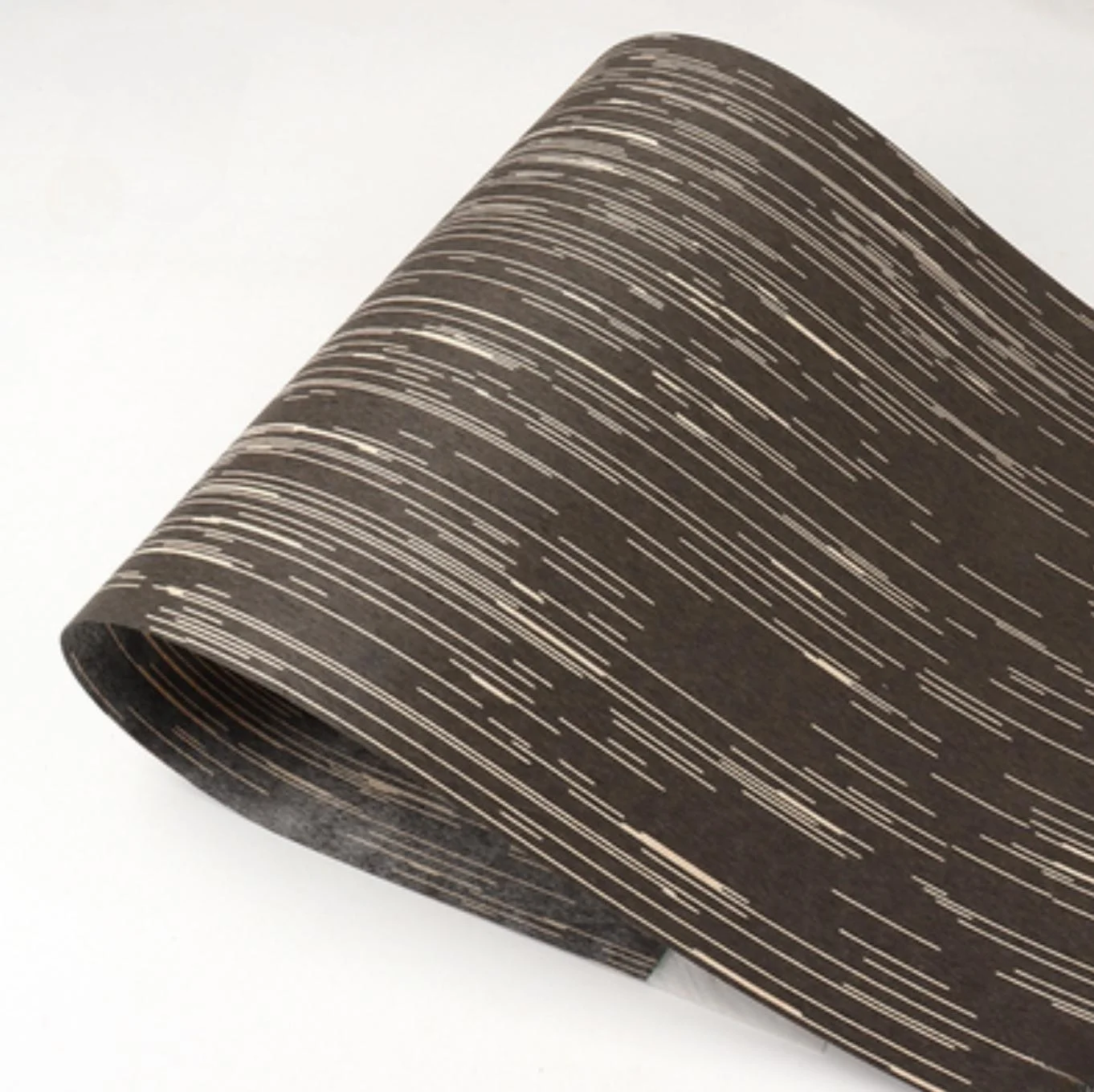 L1.08meters Width:440mm T:0.5mm Technology Wood Black And White Meteor High Wood Veneer Home furniture flooring car decoration