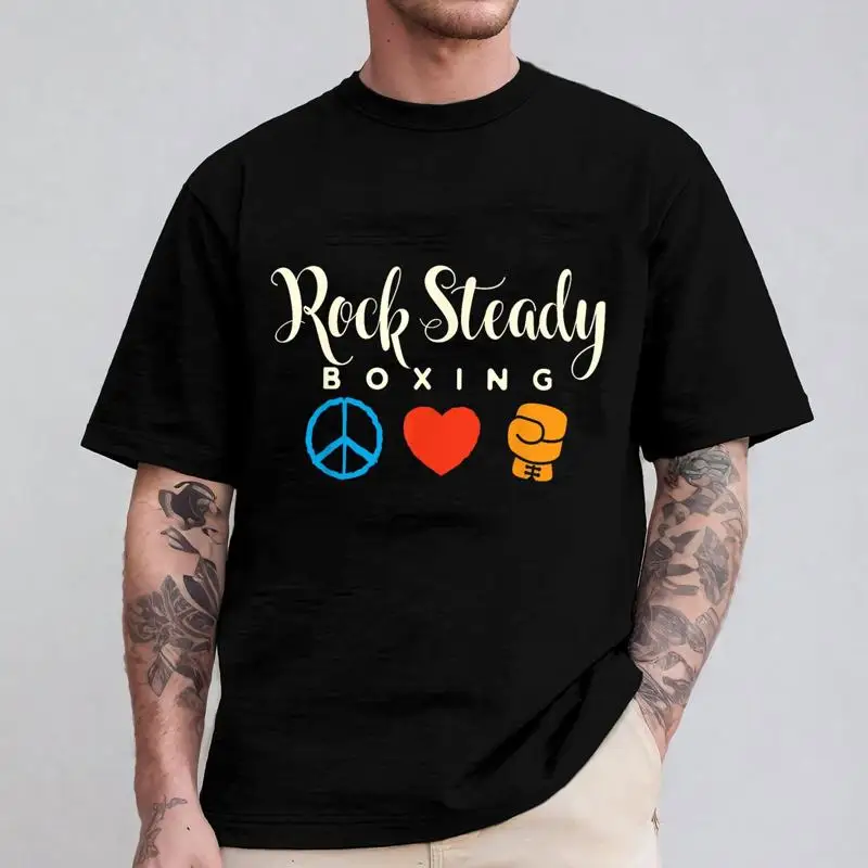 

Футболка Peace Love Rock Steady Boxing Patient Паркинсона