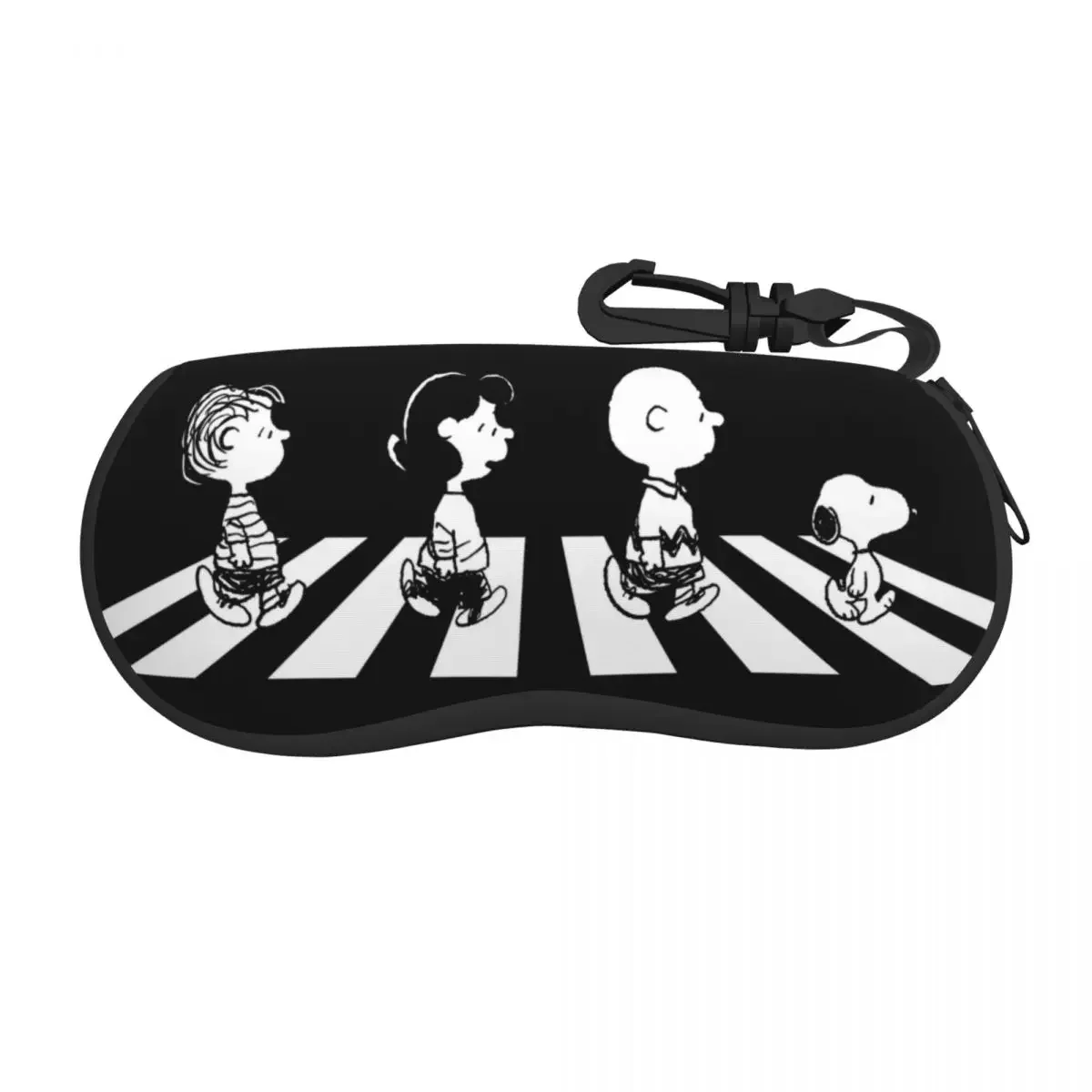 Rock Tees Group Walk Snoopy Glasses Case Anti-Fall Sunglasses Storage Box Office Eye Contacts Case