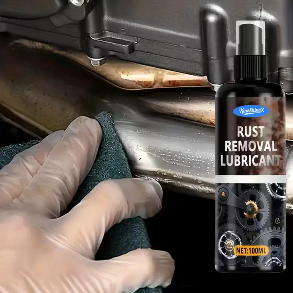 100ml Car Rust Remover Spray Metal Surface Paint Maintenance Iron Powder Cleaning Super Rust Inhibitor Decontamination