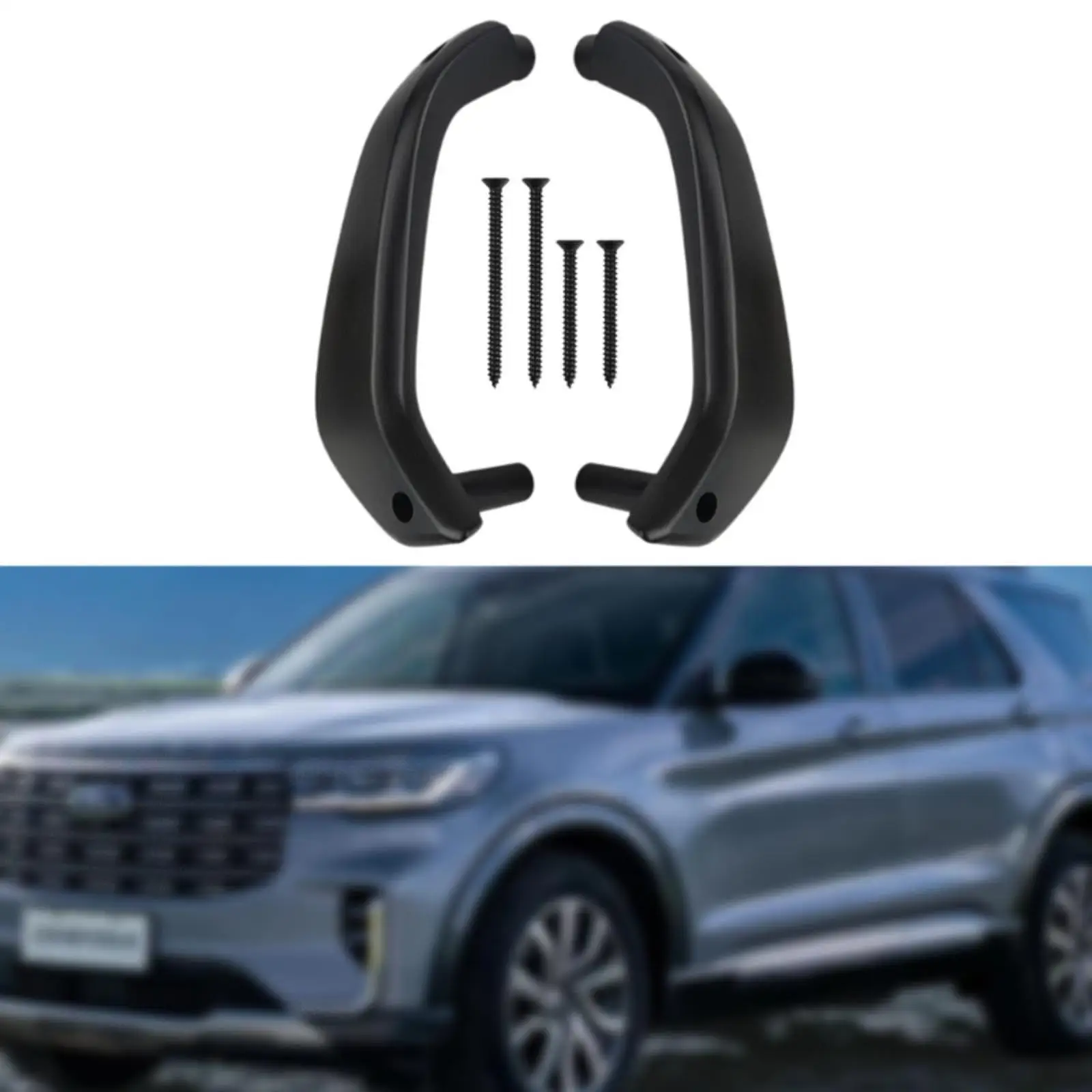 

2x ручки для внутренней двери, простая установка D2bb-a23943-ca35B8, правая сторона водителя левого пассажира для Ford Fiesta 2011-2020