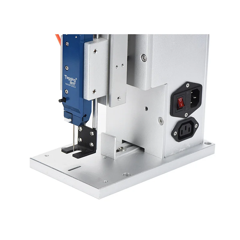 Automatic Pneumatic Labeling & Tagging Machine For Socks Towels Gloves Apparels & Textiles With Core Components Engine & PLC