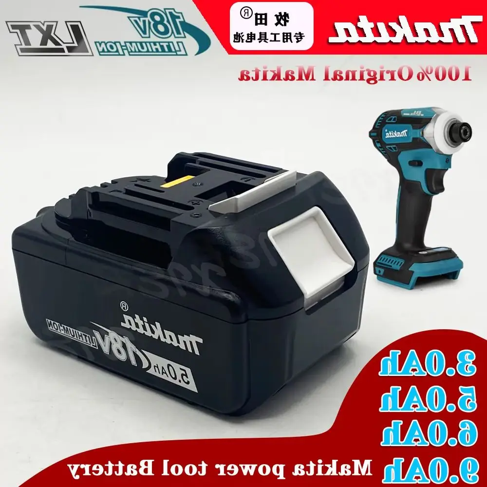 

Makita Power battery 18V 5000mAh Makita BL1830B BL1850B BL1850 BL1840 BL1860 BL1815 Replacement Lithium Battery